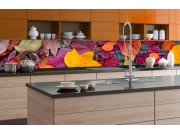 Samolepicí fototapeta do kuchyně - Podzimní listí KI-350-047 | 350x60 cm Samolepící fototapety - Na kuchyňskou linku