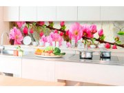 Samolepicí fototapeta do kuchyně - Sakura KI-350-053 | 350x60 cm Samolepící fototapety - Na kuchyňskou linku