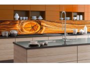 Samolepicí fototapeta do kuchyně - Suk ve dřevě KI-350-061 | 350x60 cm Samolepící fototapety - Na kuchyňskou linku