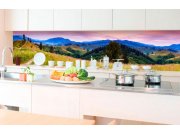 Samolepicí fototapeta do kuchyně - Příroda s červánky KI-350-082 | 350x60 cm Samolepící fototapety - Na kuchyňskou linku