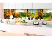 Samolepicí fototapeta do kuchyně - Louka KI-350-083 | 350x60 cm Samolepící fototapety - Na kuchyňskou linku