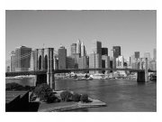 Vliesové fototapety na zeď Manhattan v šedé barvě | MS-5-0010 | 375x250 cm
