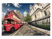Vliesové fototapety na zeď Londýnský autobus | MS-5-0017 | 375x250 cm