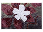 Vliesové fototapety na zeď Červená mozaika | MS-5-0114 | 375x250 cm