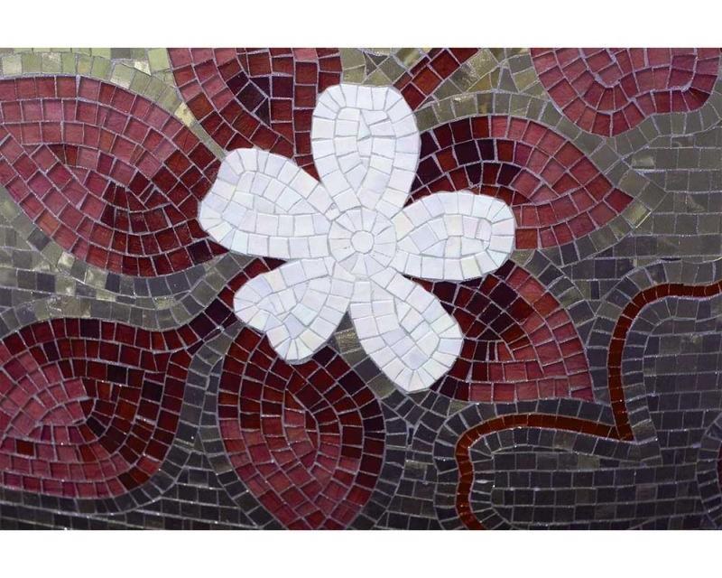 Vliesové fototapety na zeď Červená mozaika | MS-5-0114 | 375x250 cm - Fototapety vliesové