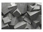 Vliesové fototapety na zeď 3D betonové kvádry | MS-5-0176 | 375x250 cm