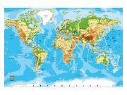 Vliesové fototapety na zeď Mapa světa | MS-5-0261 | 375x250 cm