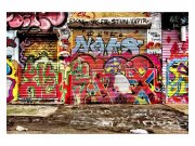 Vliesové fototapety na zeď Ulice s graffiti | MS-5-0321 | 375x250 cm Fototapety vliesové