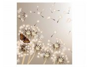 Vliesové fototapety na zeď Pampeliška a motýl | MS-3-0148 | 225x250 cm
