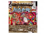 Vliesové fototapety na zeď Ulice s graffiti | MS-3-0321 | 225x250 cm Fototapety vliesové