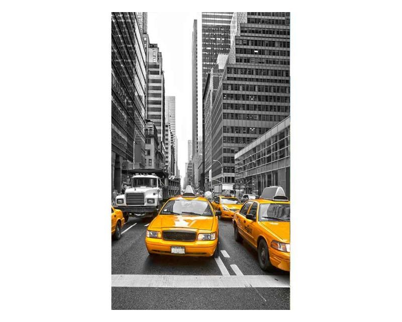 Vliesové fototapety na zeď Taxi ve městě | MS-2-0008 | 150x250 cm - Fototapety vliesové