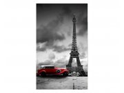 Vliesové fototapety na zeď Retro auto v Paříží | MS-2-0027 | 150x250 cm Fototapety vliesové