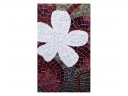 Vliesové fototapety na zeď Červená mozaika | MS-2-0114 | 150x250 cm