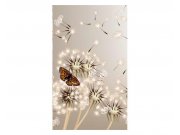 Vliesové fototapety na zeď Pampeliška a motýl | MS-2-0148 | 150x250 cm Fototapety vliesové