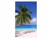 Vliesové fototapety na zeď Pláž s palmou | MS-2-0194 | 150x250 cm