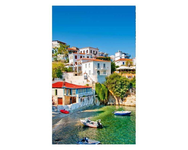 Vliesové fototapety na zeď Řecké pobřeží | MS-2-0197 | 150x250 cm