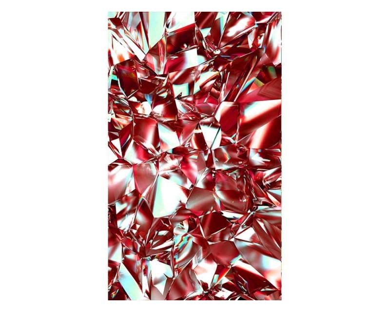 Vliesové fototapety na zeď Červený krystal | MS-2-0281 | 150x250 cm - Fototapety vliesové