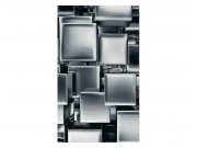 Vliesové fototapety na zeď 3D metalové kostky | MS-2-0285 | 150x250 cm