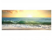 Panoramatické vliesové fototapety na zeď Moře při západu slunce | MP-2-0209 | 375x150 cm
