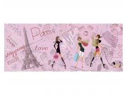 Panoramatické vliesové fototapety na zeď Pařížský styl | MP-2-0331 | 375x150 cm Fototapety vliesové