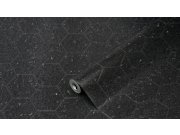 Vinylová tapeta Ceramics černý hexagon 270-0179 | šíře 67,5 cm