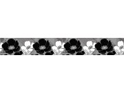 Samolepící bordura Černobílé květiny WB8239 Samolepící bordury
