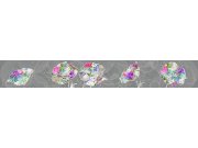 Samolepící bordura Květinová abstrakce WB8244 Samolepící bordury