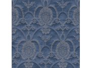 Barokní vliesová tapeta Modré ornamenty Trianon 532159 | lepidlo zdarma