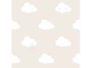 Dětská vliesová tapeta s mráčky Sweet Dreams ND21116 | 0,53 x 10 m | Lepidlo zdarma Tapety Sweet Dreams
