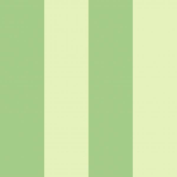 Dětská zelená pruhovaná papírová tapeta 6080005 | 0,53 x 10 m