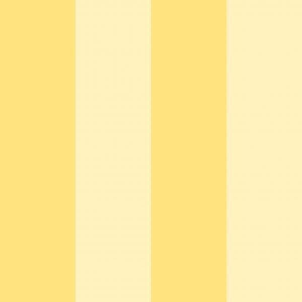 Dětská žlutá pruhovaná papírová tapeta 6080003 | 0,53 x 10 m