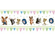 Dětská vliesová bordura Krtek 6120005 | 23,5 cm x 3 m Dětské tapety - Tapety Krteček