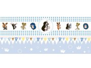 Dětská vliesová bordura Krtek 6140001 | 23,5 cm x 3 m Dětské tapety - Tapety Krteček