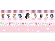 Dětská vliesová bordura Krtek 6140002 | 23,5 cm x 3 m Dětské tapety - Tapety Krteček