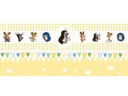 Dětská vliesová bordura Krtek 6140003 | 23,5 cm x 3 m Dětské tapety - Tapety Krteček