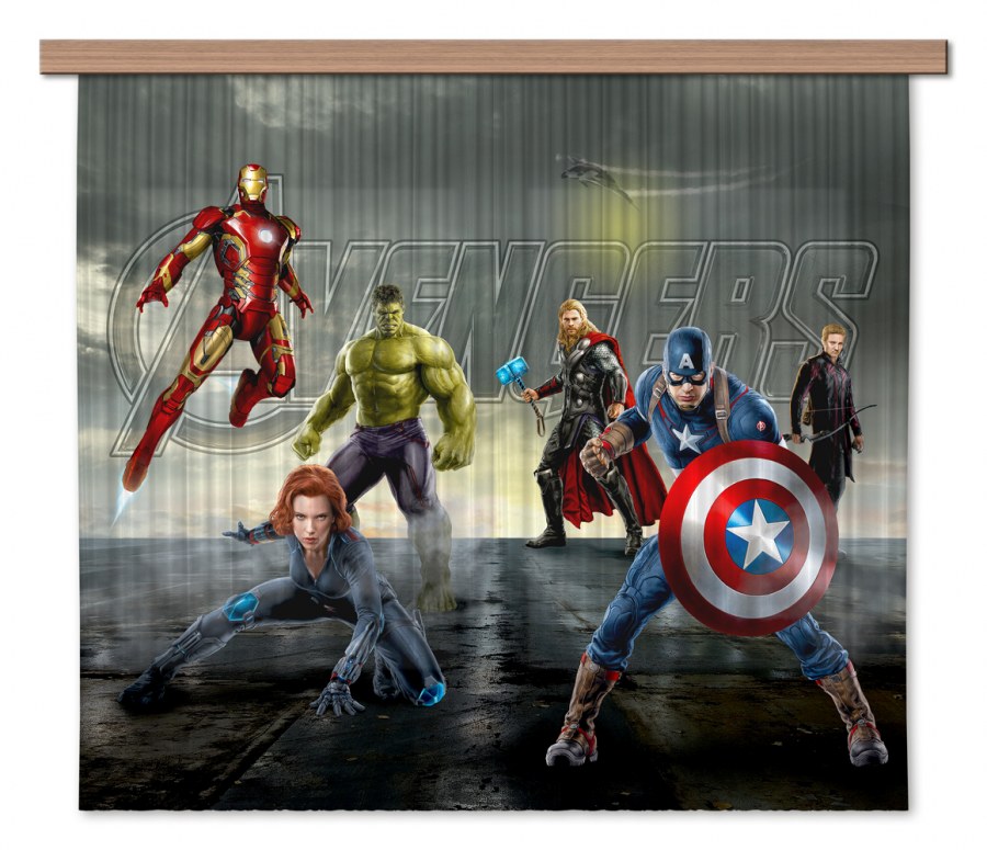Foto závěs Avengers FCSXL4330 | 180 x 160 cm - Závěsy