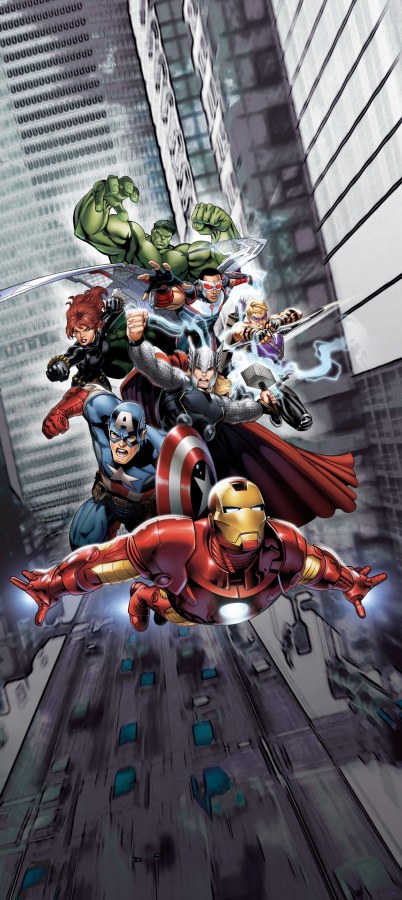 Vliesová fototapeta Avengers FTDNV5491 | 90 x 202 cm