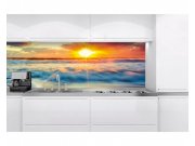 Samolepicí fototapeta do kuchyně Západ slunce KI-180-109 | 180x60 cm Samolepící fototapety - Na kuchyňskou linku