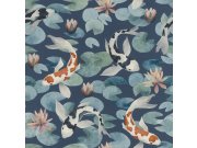 Vliesová omyvatelná tapeta v japonském vzoru Kimono 409444 | Lepidlo zdarma Tapety Rasch - Tapety Kimono