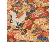 Vliesová omyvatelná tapeta v japonském vzoru Kimono 409345 | Lepidlo zdarma Tapety Rasch - Tapety Kimono