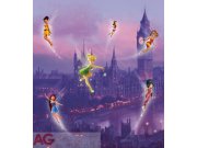 Fototapeta vliesová AG Fairies v londýně FTDNXL-5106 | 180x202 cm Fototapety pro děti