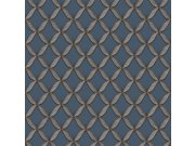 Luxusní modrá vliesová tapeta s látkovou texturou FT221227 | Lepidlo zdarma Tapety Vavex - Tapety Fabric Touch