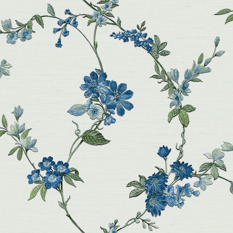 Luxusní vliesová tapeta s květinovým vzorem FT221213 | Lepidlo zdarma - Tapety Fabric Touch