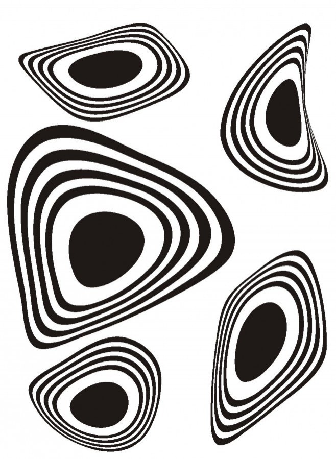 Samolepící dekorace na zeď - Samolepka na zeď Moderní ornamenty semiš FL-0462, 85x65 cm Samolepka na zeď Moderní ornamenty semiš FL-0462, 85x65 cm - Samolepící dekorace na zeď