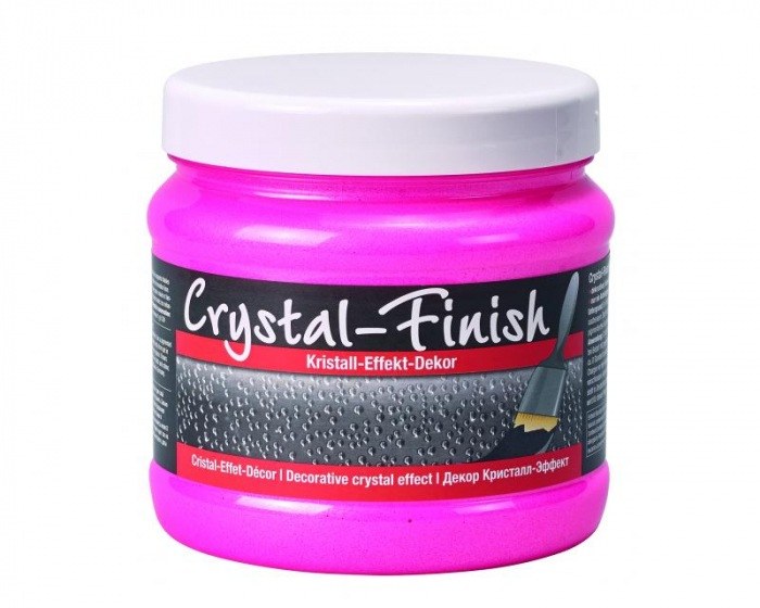 Dekorativní nátěr Crystal Finish Neon Pink 750 ml