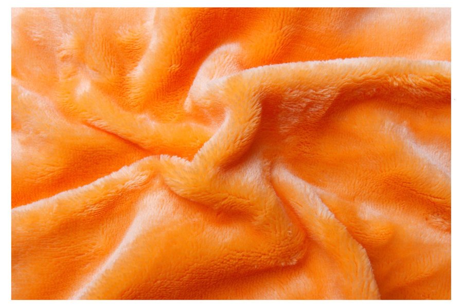 Prostěradlo mikroflanel oranžová (svítivě) - Mikroflanelová prostěradla