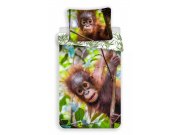 Povlečení fototisk Orangutan 02 140x200, 70x90 cm Ložní povlečení - Dětské povlečení - Fototisk povlečení