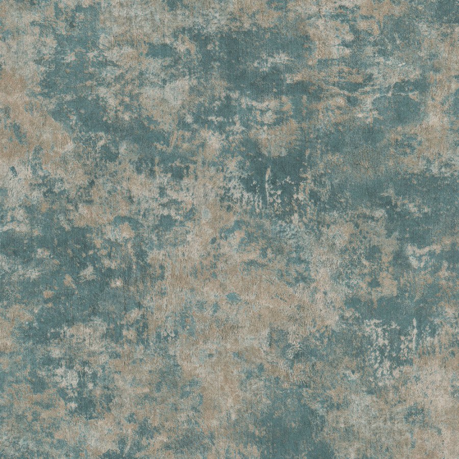 Zeleno-hnědá vliesová tapeta | imitace betonu EE1204 | Lepidlo zdarma