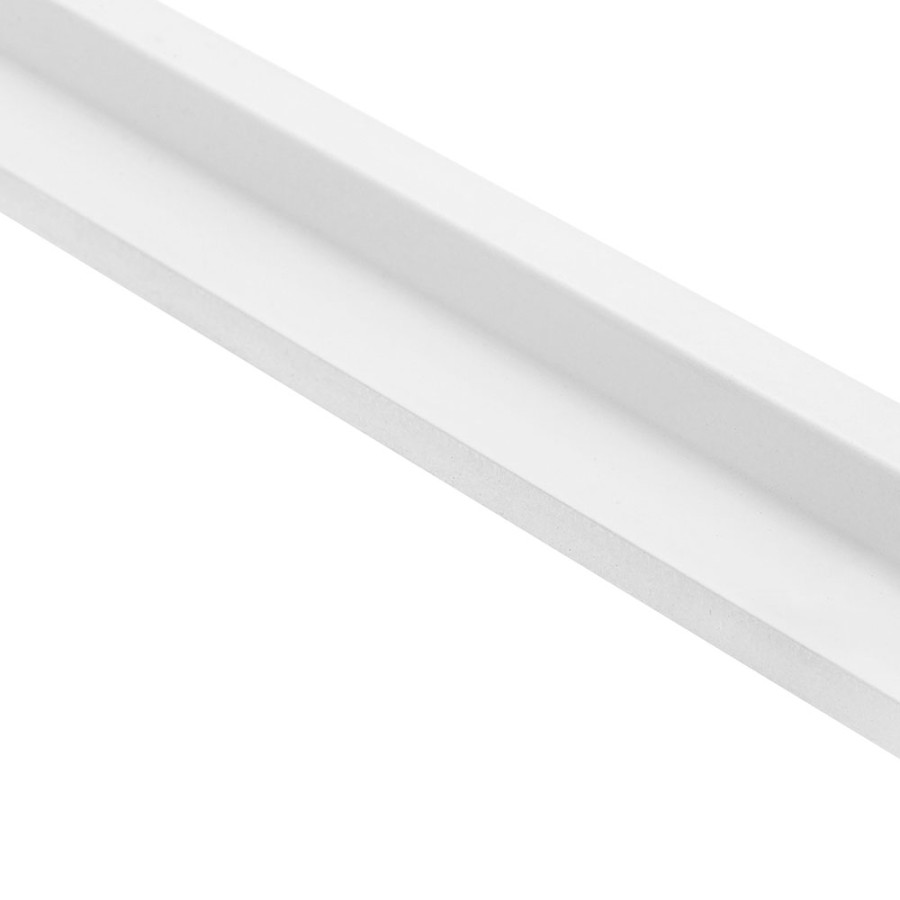 Zakončovací profil k dekoračním lamelám bílý pravý L0101R, 270 x 3,6 x 1,2 cm - Dekorační 3D lamely