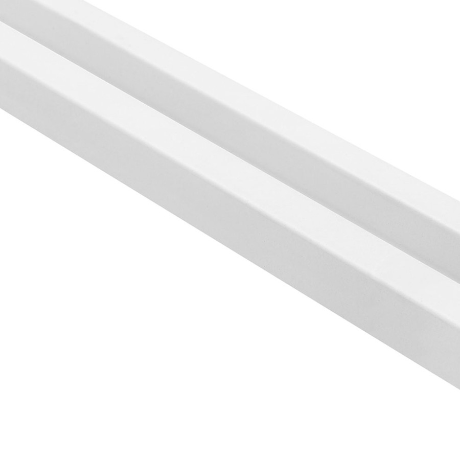 Zakončovací profil k dekoračním lamelám bílý levý L0101L, 270 x 2,3 x 1,2 cm - Dekorační 3D lamely
